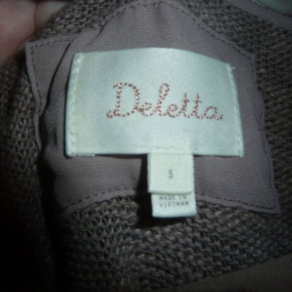 Anthropologie Deletta Nubby Circle Sweater Small - Picture 5 of 8